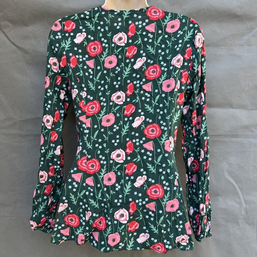 NWT Matilda Jane Yesteryear Floral Button Up Blouse Tunic Women's Size XS - Picture 2 of 3